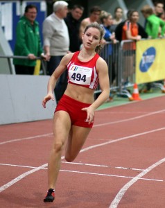 Maren Seidl beim 200-m-Sprint